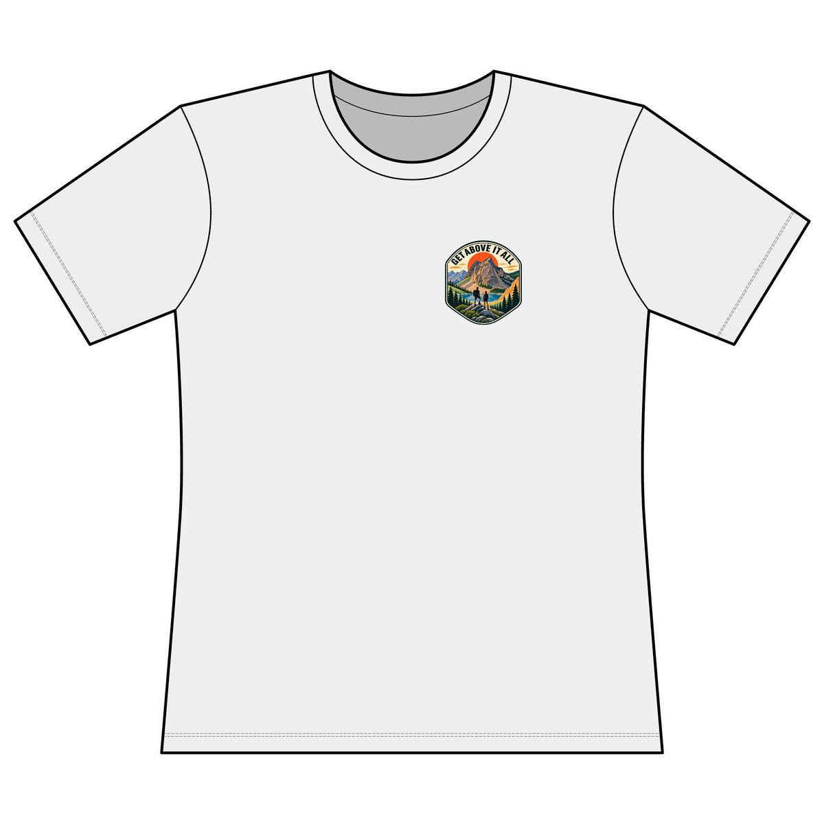 Women's Performance T-Shirt - Classic Badge