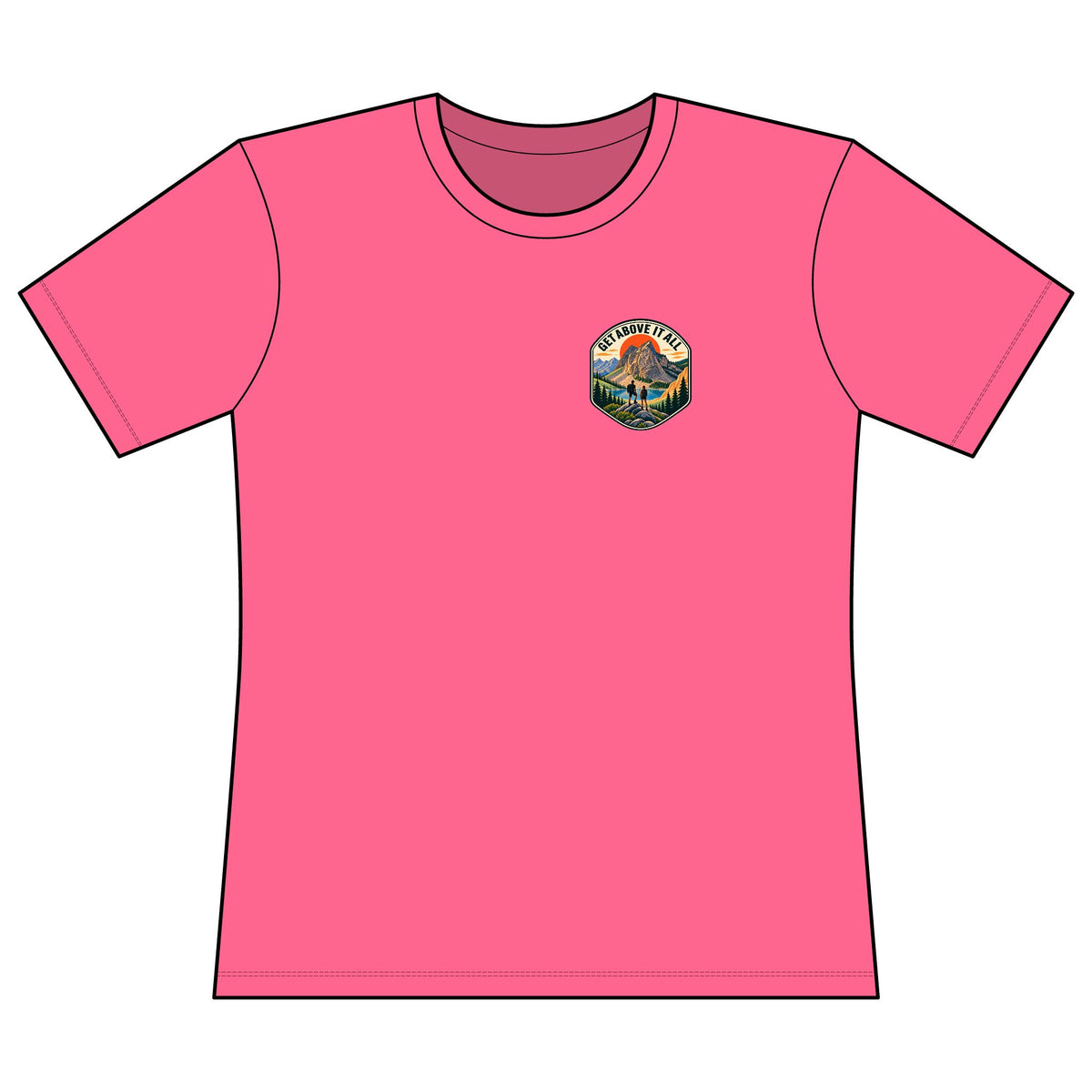 Women's Performance T-Shirt - Classic Badge