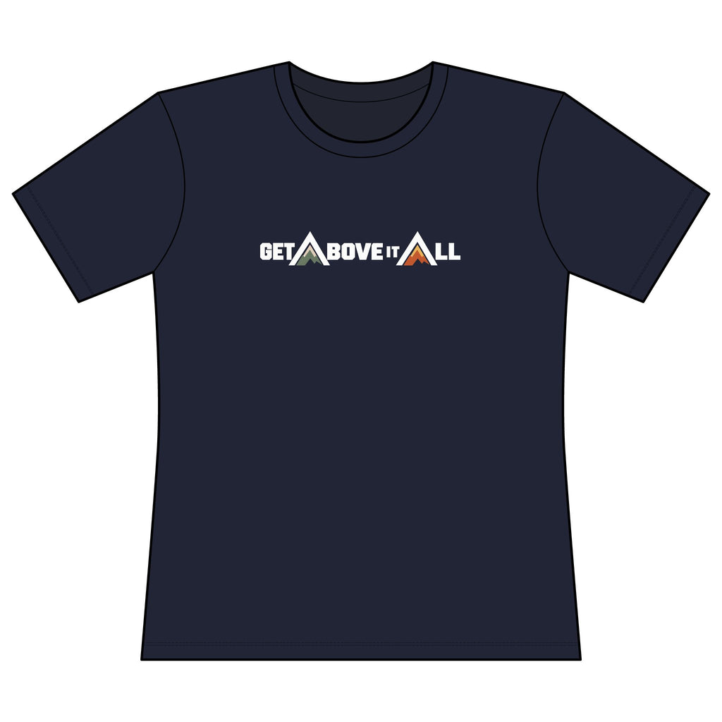 Women's Performance T-Shirt - Mountain Wordmark