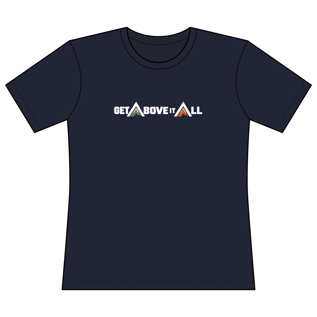Women's Performance T-Shirt - Mountain Wordmark