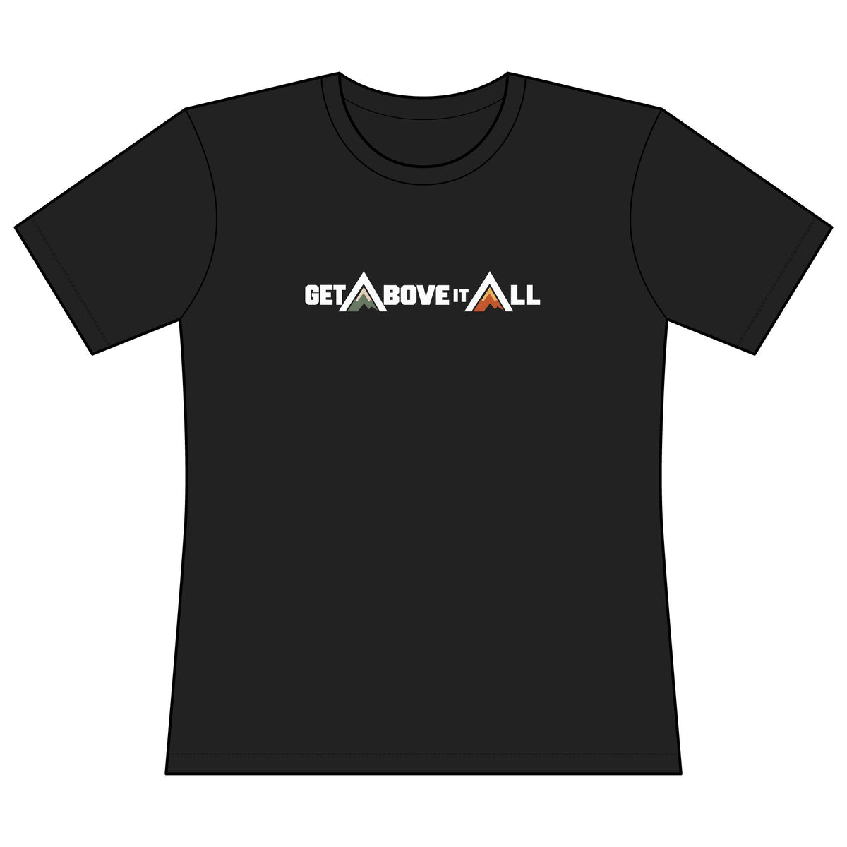 Women's Performance T-Shirt - Mountain Wordmark
