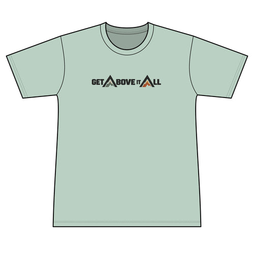 Men's Performance T-Shirt - Mountain Wordmark