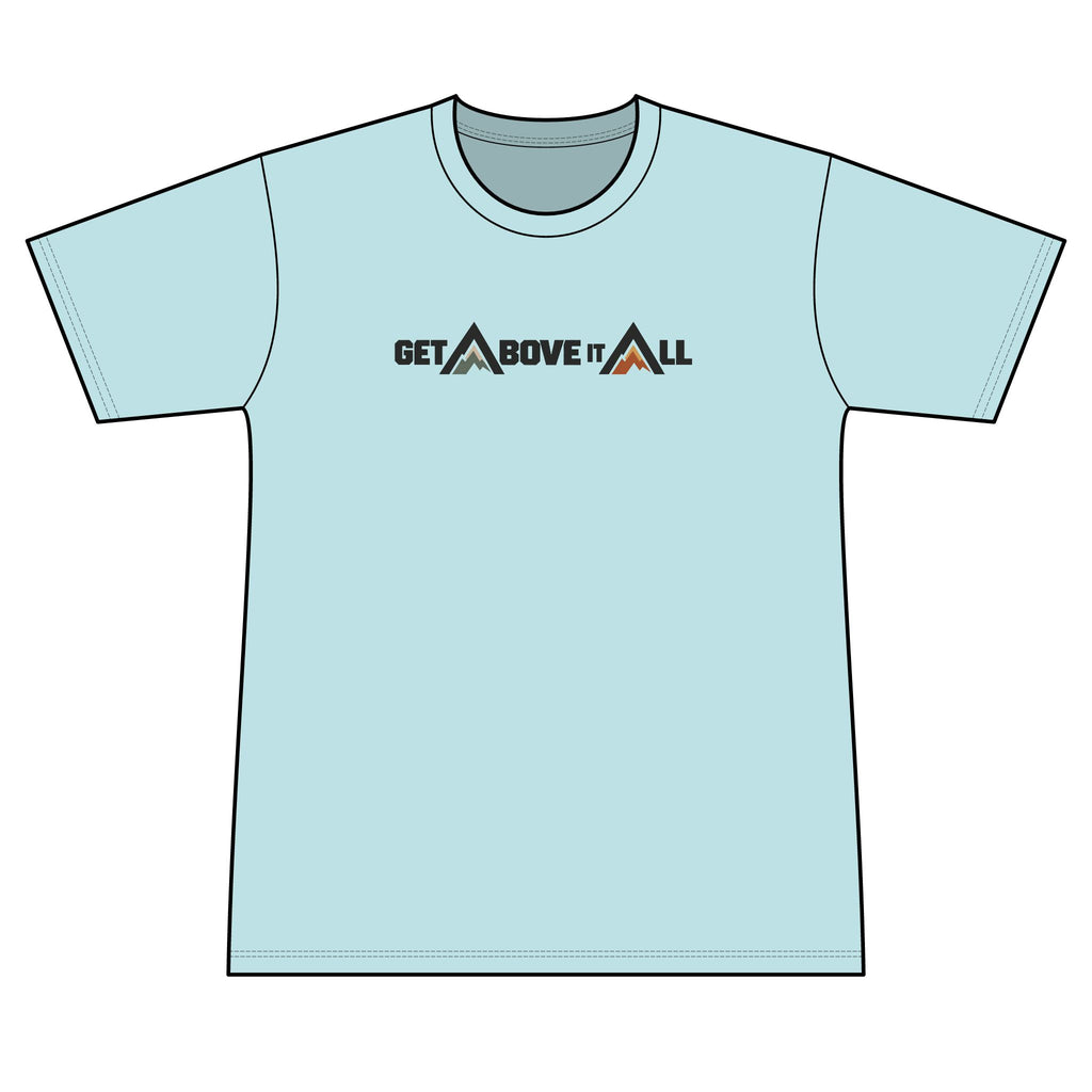 Men's Performance T-Shirt - Mountain Wordmark