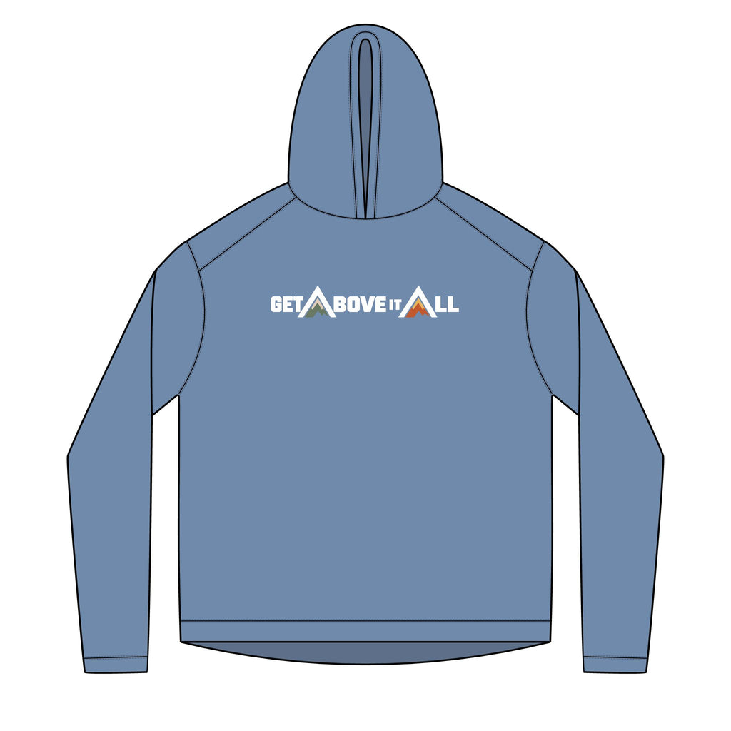 Unisex Sun Hoodie - Mountain Wordmark