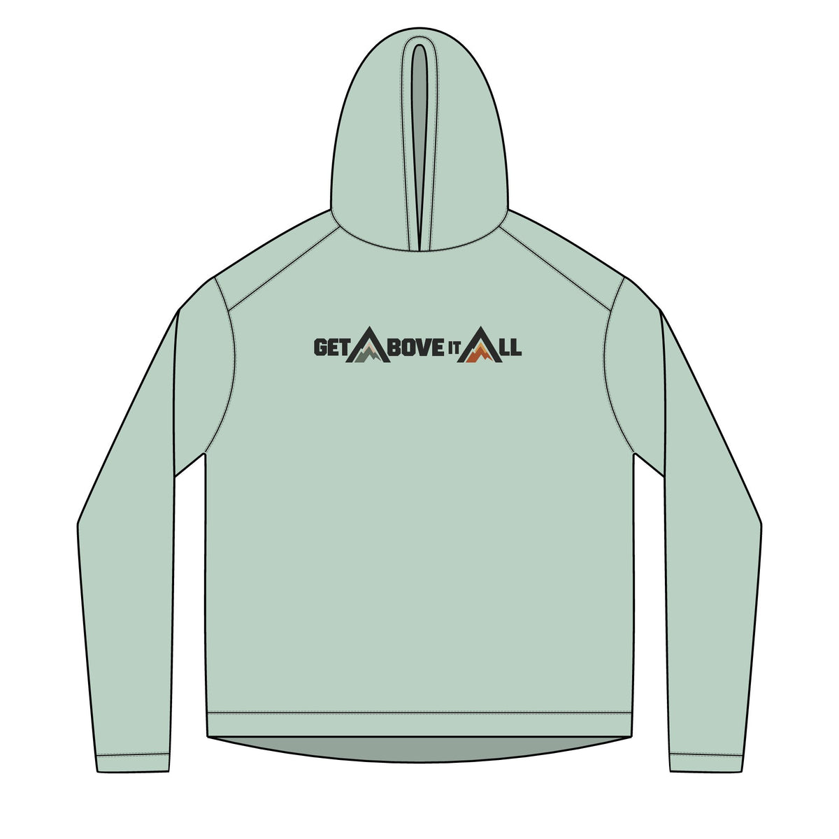 Sun Hoodie - Mountain Wordmark