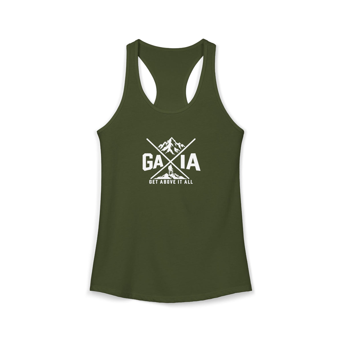 Women's Racerback Tank - Summit Cross