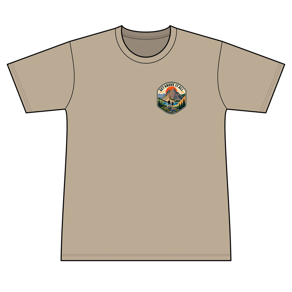 Men's Performance T-Shirt - Classic Badge