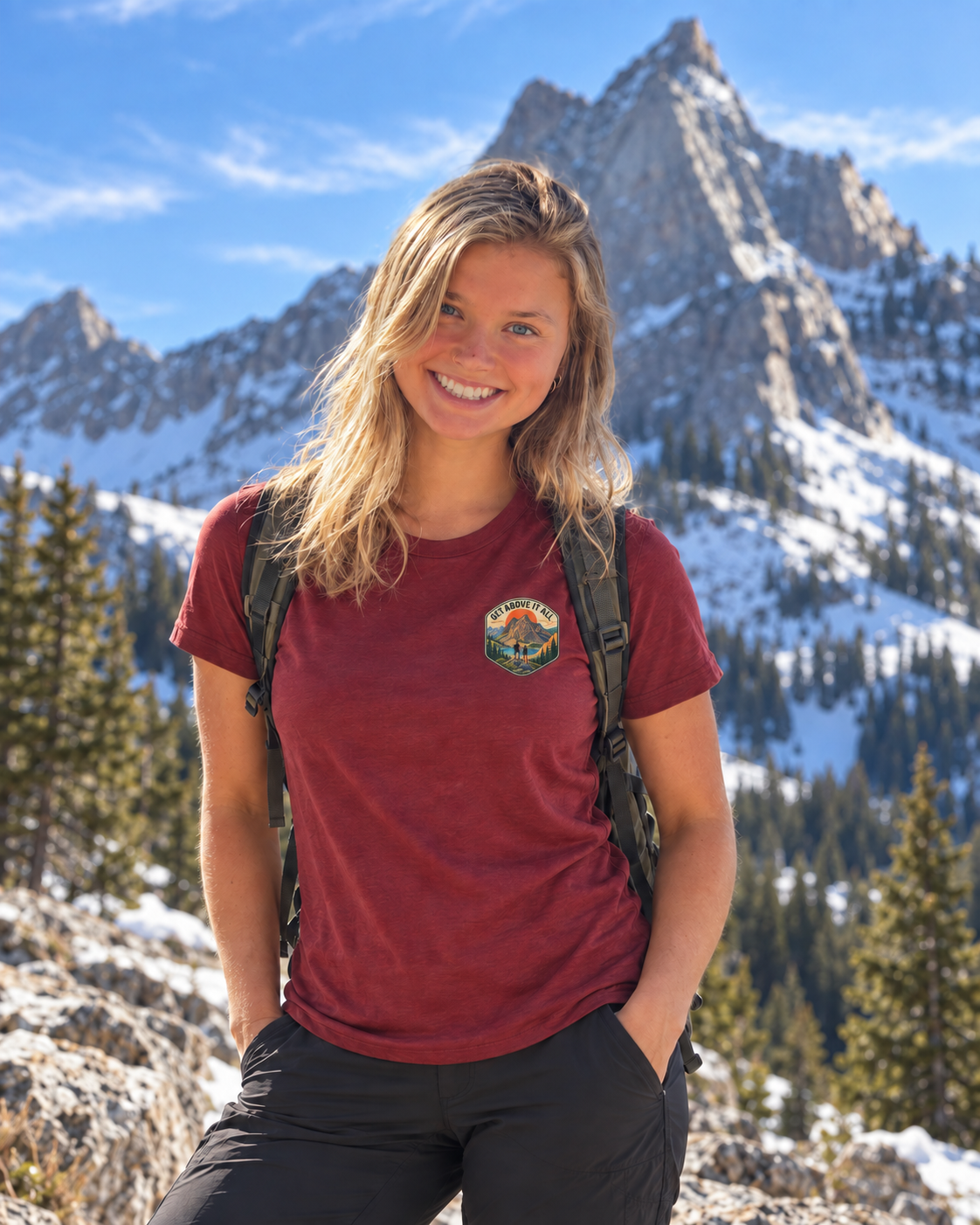 Women's Performance T-Shirt - Classic Badge
